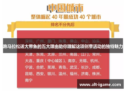 跑马拉松送大带鱼的五大理由助你理解这项创意活动的独特魅力