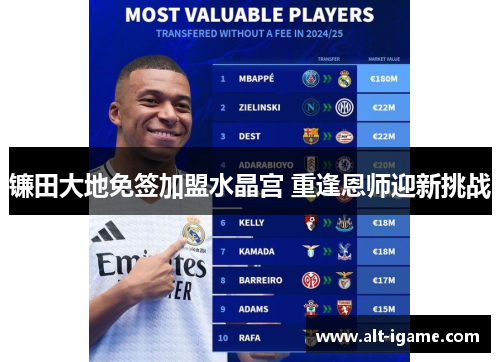 镰田大地免签加盟水晶宫 重逢恩师迎新挑战 镰田大地免签加盟水晶宫 重逢恩师迎新挑战